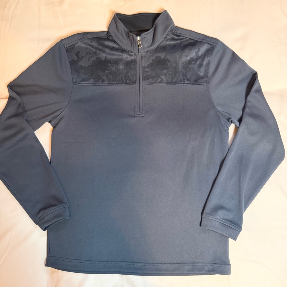 Pebble Beach Men's Blue Quarter-Zip Jacket